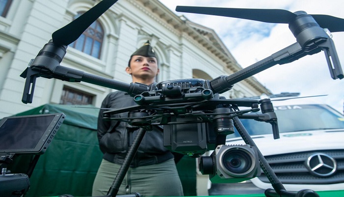 Con drones de última tecnología se refuerza sistema de vídeo-vigilancia y seguridad en Bogotá