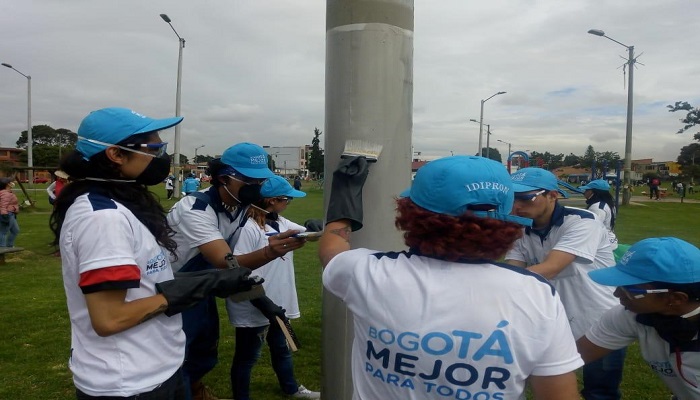 Bogotanos vivieron maratónica jornada de embellecimiento de la ciudad