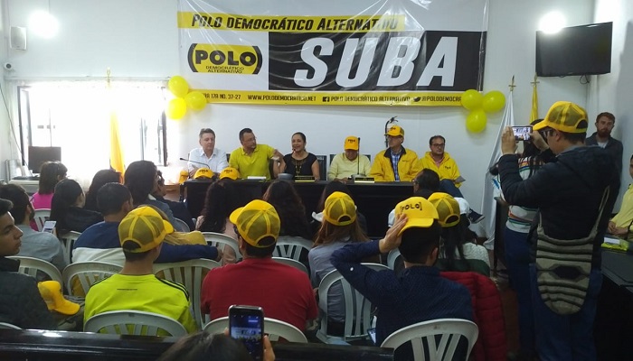 En asamblea local del Polo Democrático, edil Juan Alberto Oviedo, presentó balance de su gestión