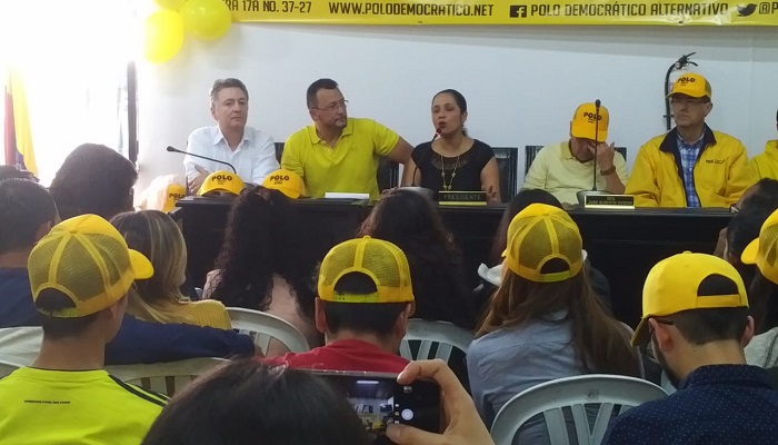 En asamblea local del Polo Democrático, edil Juan Alberto Oviedo, presentó balance de su gestión