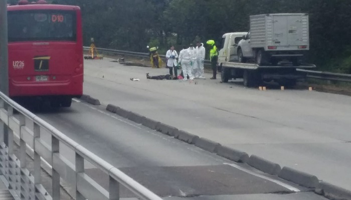 Usaquén: Accidente en la Autopista norte con 116 deja un motociclista muerto