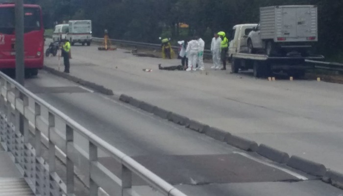 Usaquén: Accidente en la Autopista norte con 116 deja un motociclista muerto