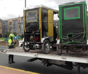 La Secretaría de Movilidad Inmovilizaron 100 tricimotores e impusieron 103 comparendos a estos vehículos