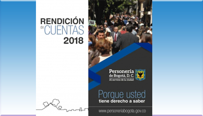 Personería inició rendición de cuentas de las 20 localidades