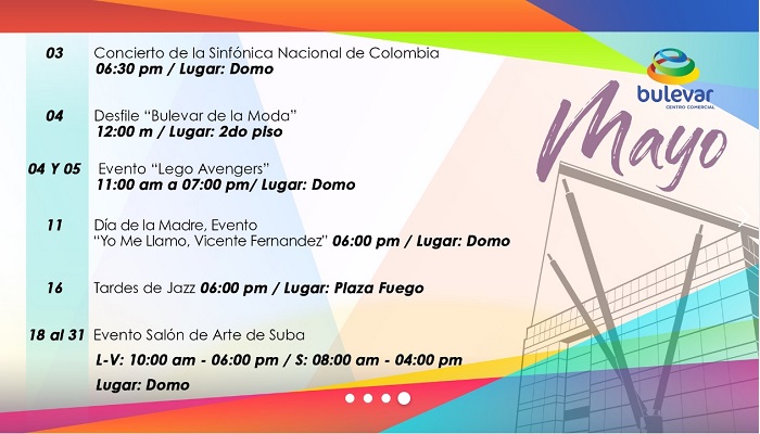 Festival de quesos, jamones y vinos, Vicente Fernández de “Yo me llamo”, trío que canta boleros, misa y festival gastronómico para celebrar Día de la Madre en Bulevar Niza