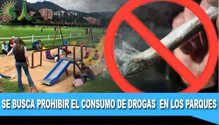 El Concejal de la Familia busca prohibir el consumo de drogas y licor en los parques de Bogotá con Proyecto de Acuerdo