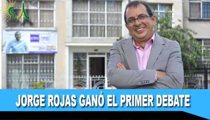 Jorge Rojas, ganó el primer debate de candidatos alternativos a la alcaldía de Bogota