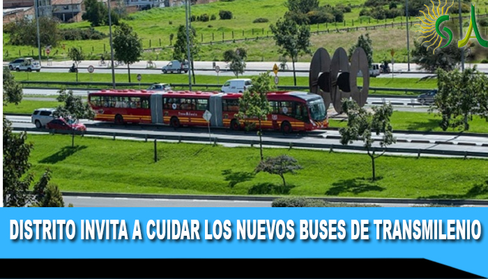 Distrito invita a cuidar los nuevos buses de TransMilenio