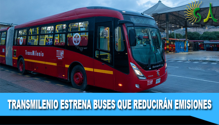 Transmilenio estrena buses que reducirán emisiones