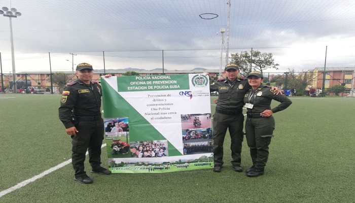 Policía de Suba adelanta torneo de fútbol “Por un parque en paz y sin drogas”, como estrategia para sacar a los niños del flagelo de la droga