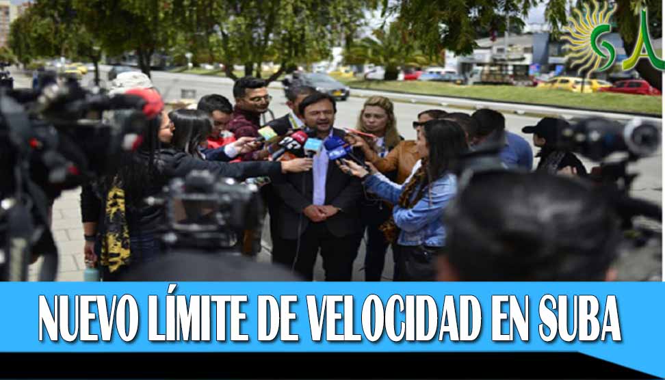 Atención- Distrito anuncia nuevo límite de velocidad máxima de 50 km/h en la Avenida Suba
