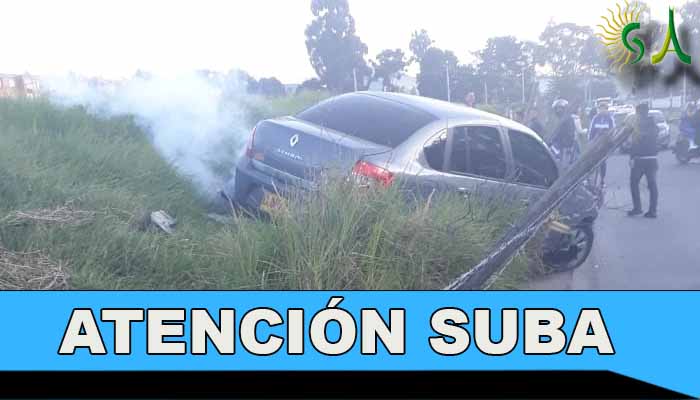 Accidente de tránsito en el sector de la Gaitana, una persona herida