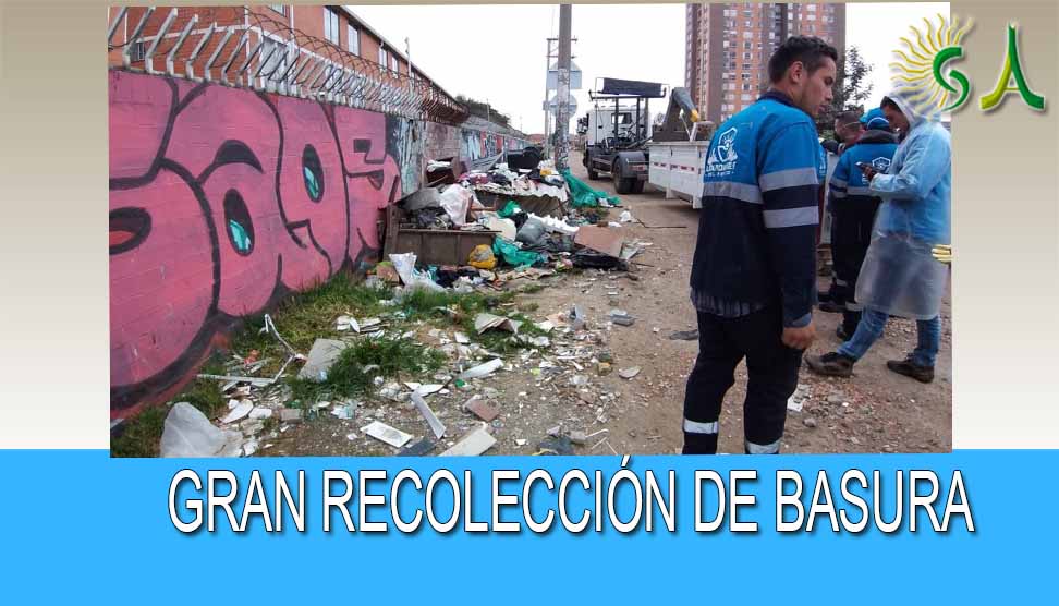 Erradicado un botadero de basura con presencia de habitantes de calle en Suba.
