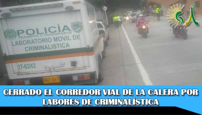 Atención: a esta hora se registra siniestro vial entre dos motociclistas en el kilometro 1 de la vía a La Calera