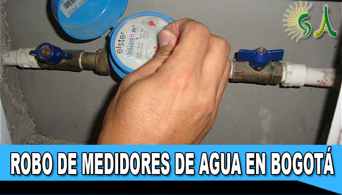 Aumenta el robo de medidores de agua en Bogotá