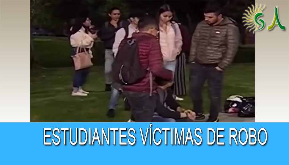 Jóvenes universitarios víctimas de robo en Suba