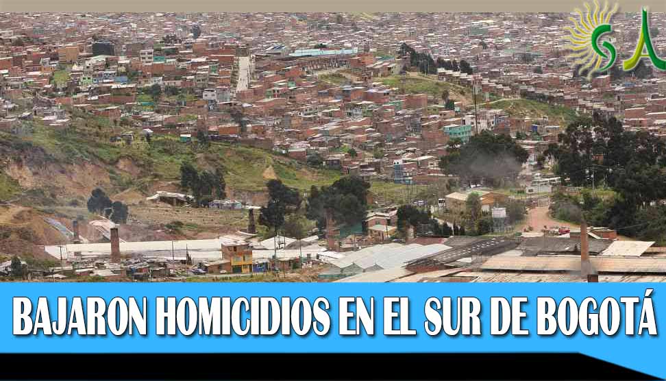 Bajaron homicidios en las localidades de Ciudad Bolívar, Kennedy y Bosa