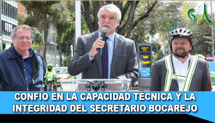 Confío en la capacidad técnica y la integridad del secretario Bocarejo: Peñalosa