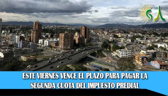 26.000 predios de Bogotá deben pagar este viernes la segunda cuota del Predial