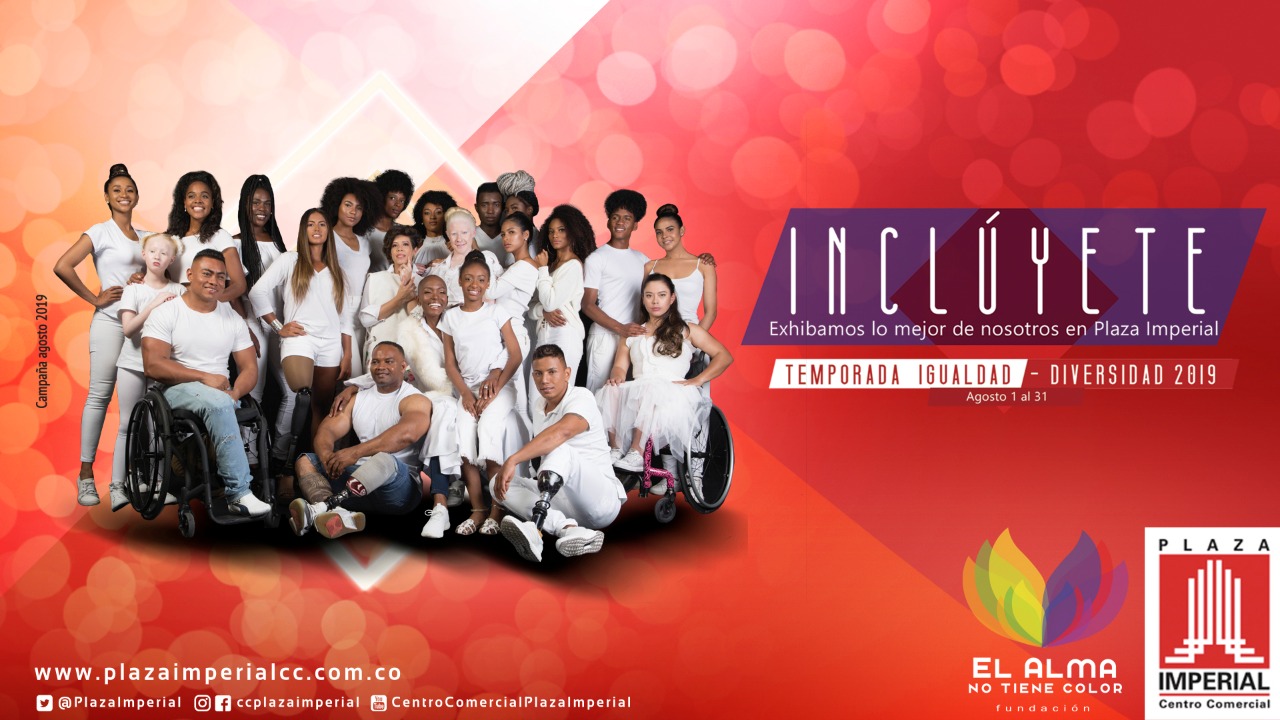 En agosto se realiza la pasarela El alma no tiene color en el centro comercial Plaza Imperial 