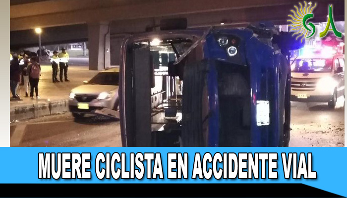 Muere ciclista en accidente vial en la 59c sur con carrera 87