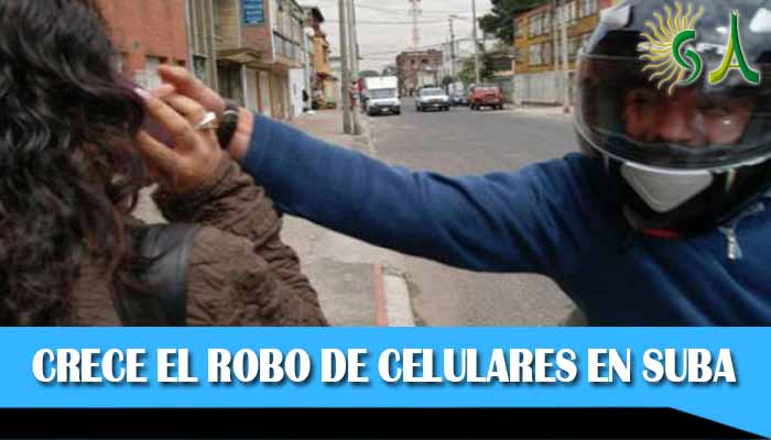 Cuide sus objetos personales, se incrementa robos de celulares en las calles en Suba Rincón