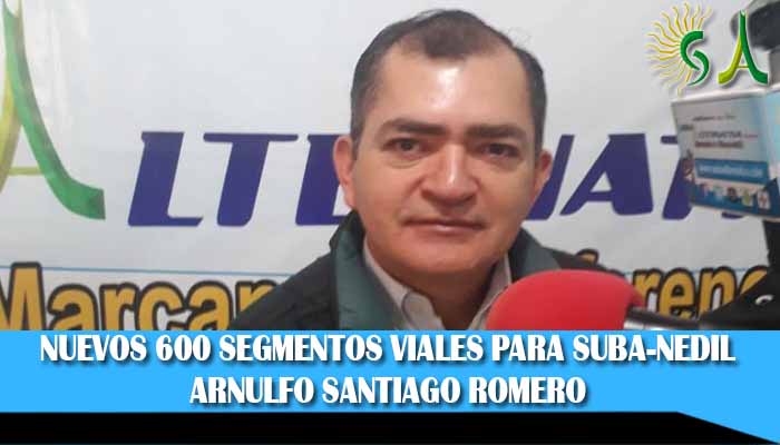 “Vamos a dejar estudios y diseños para que los próximos alcaldes construyan al menos 600 segmentos viales”: Nedil Arnulfo Santiago Romero