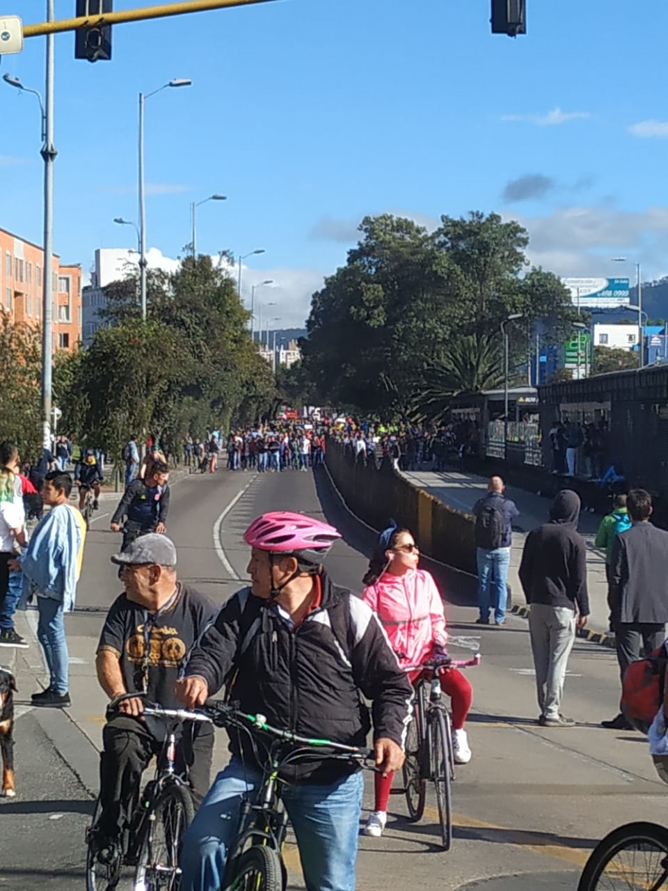 Colapso en la calle 139 a esta hora