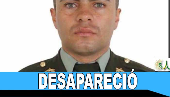 El patrullero Óscar Leonardo Guevara  desapareció el martes en la localidad de Suba