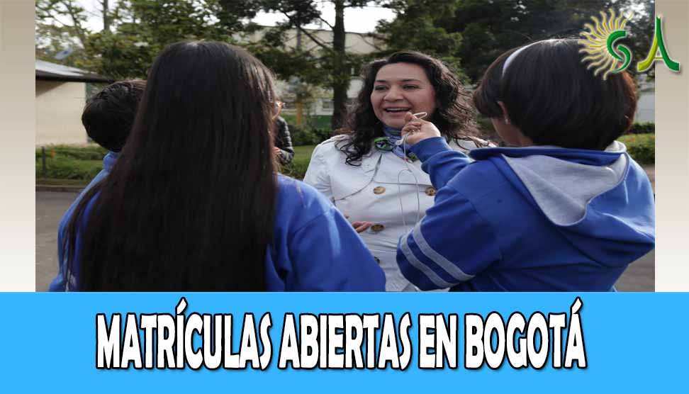 Bogotá abre matrículas para el año 2020