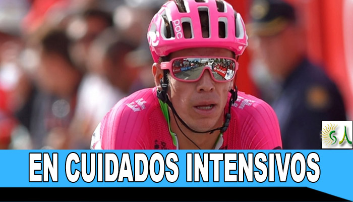 El ciclista colombiano Rigoberto Urán fue remitido a Cuidados Intensivos en Barcelona