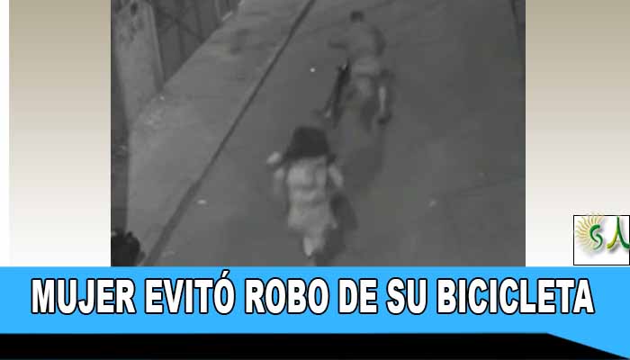 Nuevo robo de una bicicleta a una mujer es frustrado en Suba Aures II, la inseguridad persiste.
