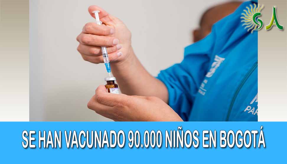 Bogotá ha vacunado a más de 90.000 niños menores de cinco años para protegerlos contra las hepatitis
