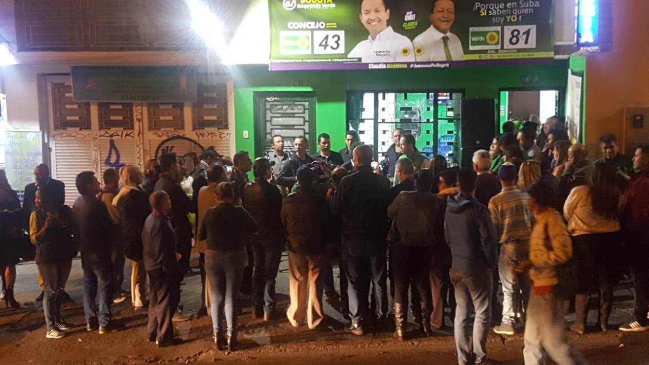 El Edil de Gustavo Rojas Pinilla abre la campaña a la JAL de Suba y apertura de su nueva sede política frente a la Alcaldía