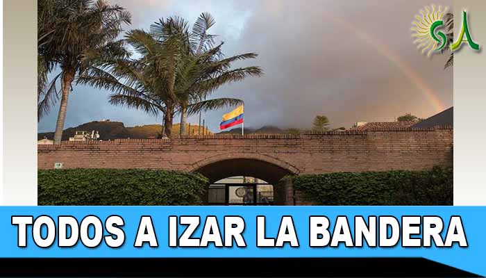 Todos, a izar la bandera de Colombia, del 6 al 7 de agosto!