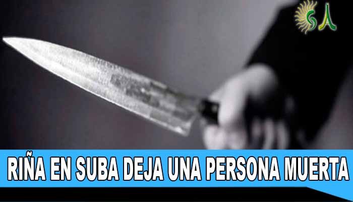 Riña en la localidad de Suba deja una persona muerta