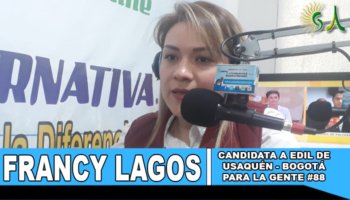 “Conozco las problemáticas de la localidad”: Francy Lagos candidata a edil de la localidad de Usaquén.