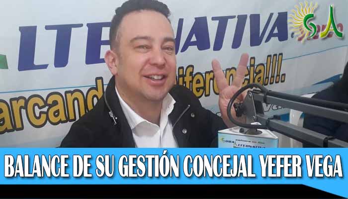 “Nos tomamos las cosas en serio y le respondemos a la gente”: concejal Yefer Vega