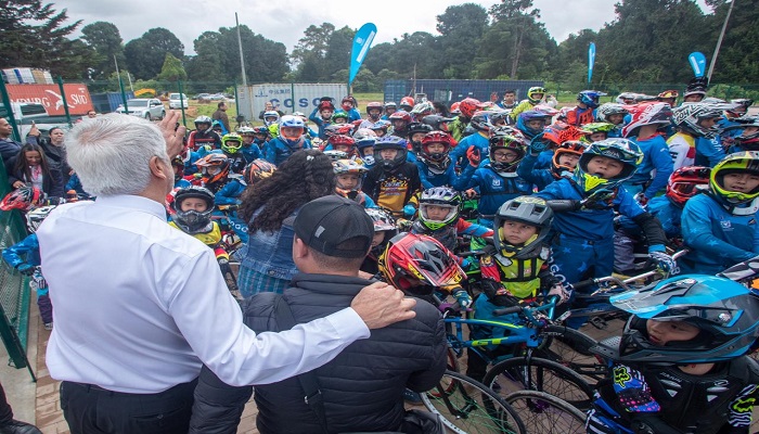 “Gracias alcalde y a todos. Es un sueño hecho realidad esta pista de BMX”: Carlos Ramírez, medallista olímpico