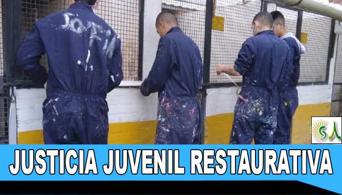 Jóvenes en conflicto con la Ley pintaron Mural de Reconciliación