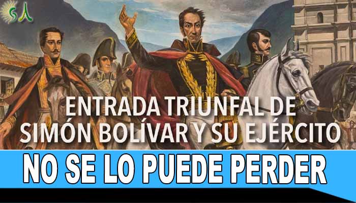 Bogotá conmemora la entrada triunfal de Bolívar y su ejército hace 200 años