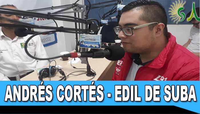 Andrés Cortés, candidato a la JAL de Suba, tiene listos los tres primeros Acuerdos que presentará como edil