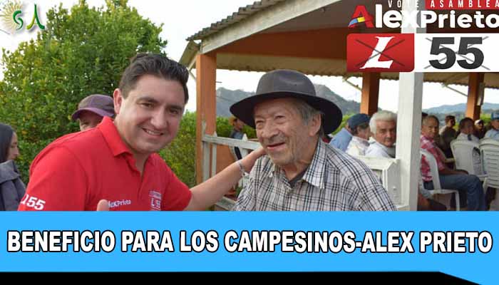 “Propongo crear la Agencia de Comercialización de Cundinamarca, para beneficio de los campesinos”: Alex Prieto, candidato a la Asamblea por el Partido Liberal