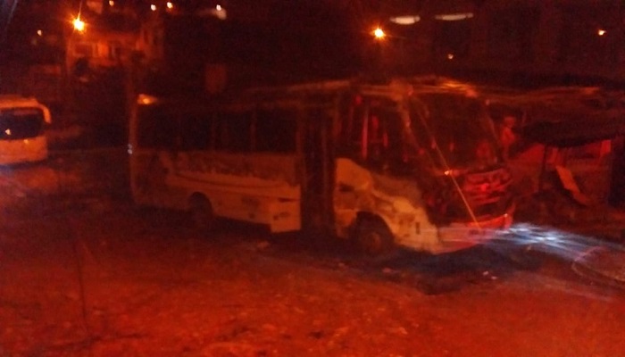 Última hora: Queman un bus intermunicipal en el barrio Villa Italia en el Soacha, Cundinamarca