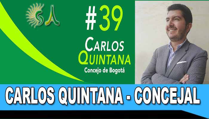 “Voy al Concejo a hablar por la gente, a representarla”: Carlos Quintana, candidato de Alianza Verde a esa Corporación