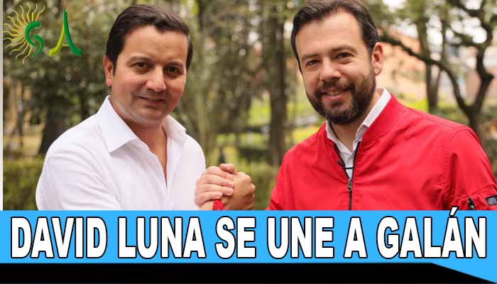 David Luna se suma a la campaña de Carlos Fernando Galán
