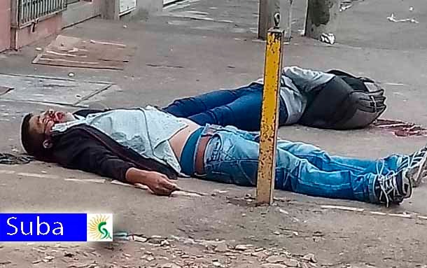 Última Hora: Asesinan con armas de fuego a una pareja en vía pública en el barrio San Pedro de Tibabuyes Universal
