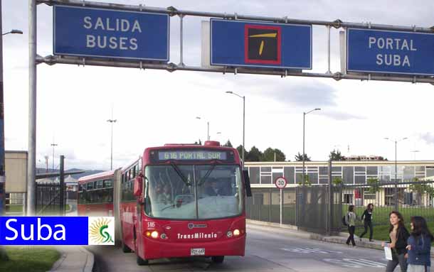 Inician manifestaciones en el Portal de Suba