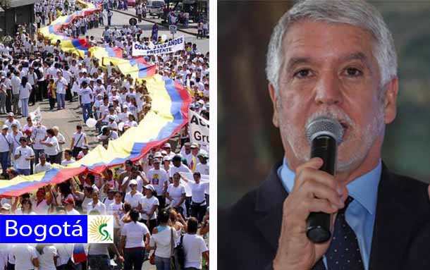 Alcalde Peñalosa brindará garantías a las marchas de este jueves 21 de noviembre