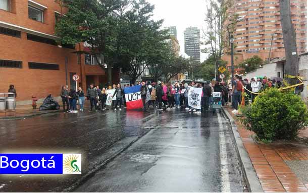 Nuevamente la movilidad se ve afectada por movilizaciones en Bogotá